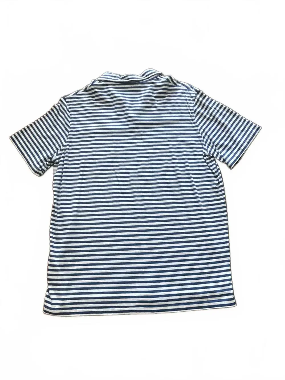 Polo Ralph Lauren Blue White Stripe Short Sleeve L